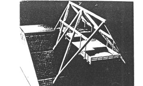 Modell Skihütte Modell Skihütte